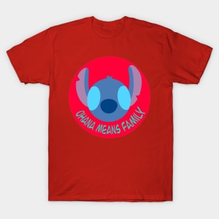 Stitch - Ohana Means Family T-Shirt